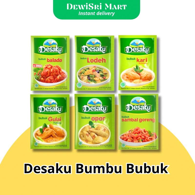 

Desaku Bumbu Bubuk instant All Variant - Dewi Sri Mart