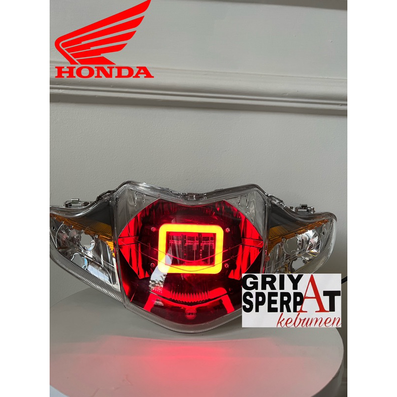 Lampu depan Honda revo absolute led  2010 2011 2012