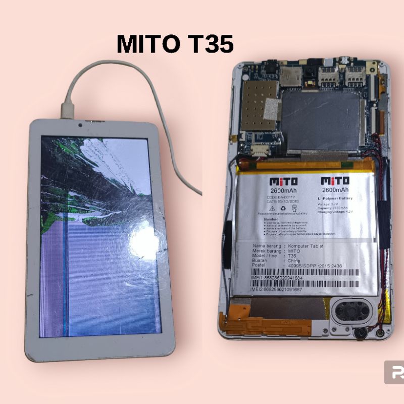 Tablet VAVA. Mito. advan. Huawei. Lenovo sekend hidup minus lcd