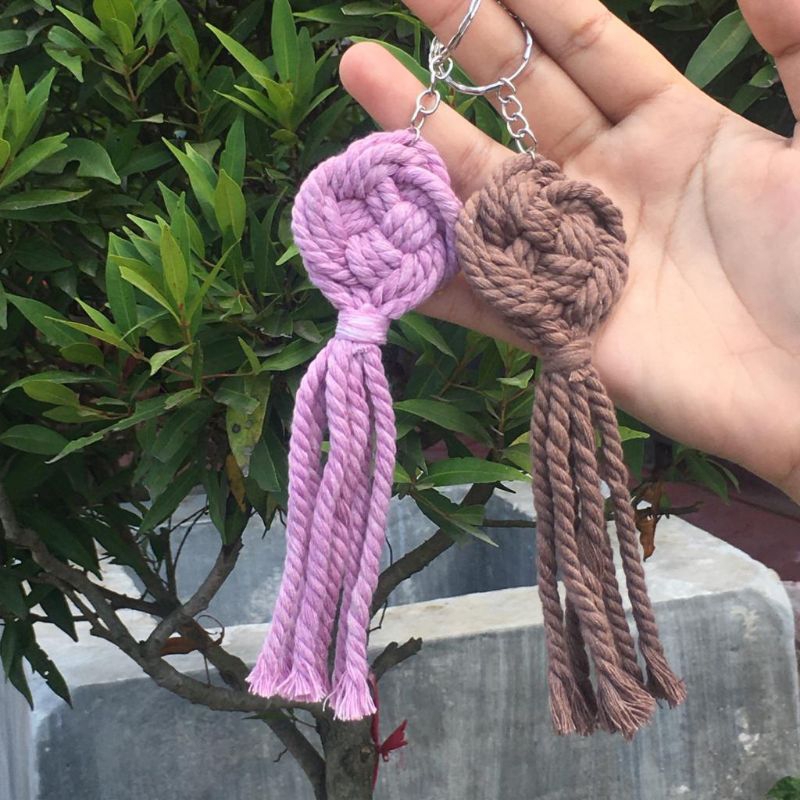 GANTUNGAN KUNCI MACRAME/Gantungan Kunci/Macrame