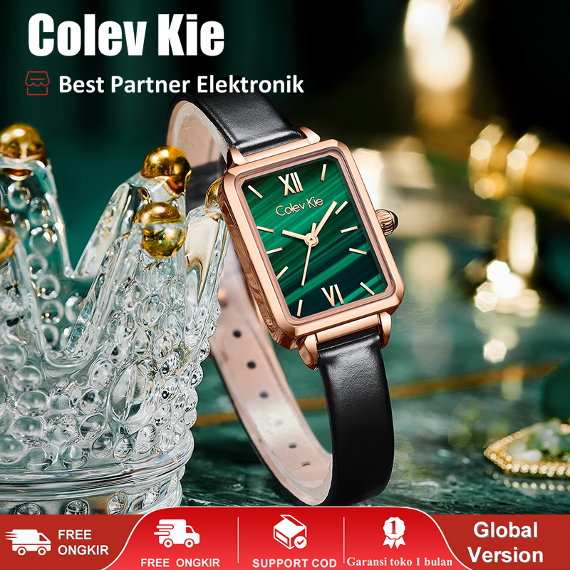 Colev Kie 8001 Jam tangan kuarsa ultra tipis Jam tangan wanita