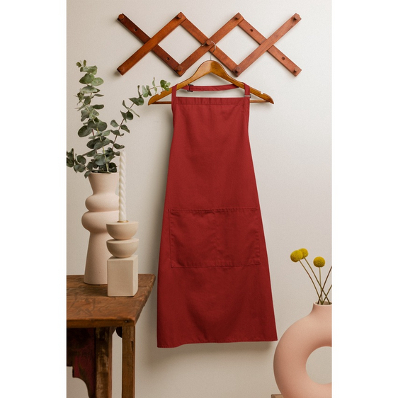 APRON POLOS / Apron Barista / Celemek Masak / Apron Chef custom / Apron Celemek Drill Polos