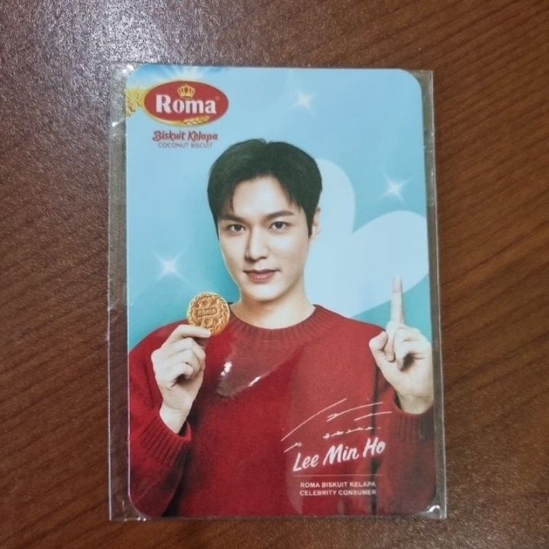 Official Photocard Lee Min Ho × Roma Biskuit Kelapa