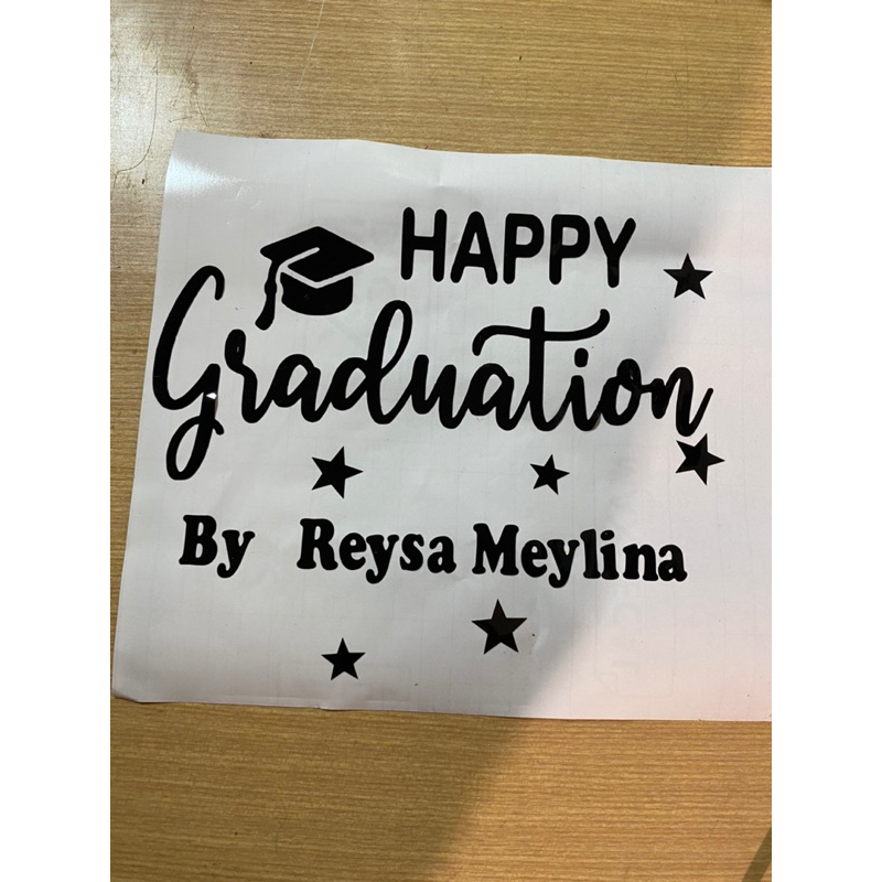 

custom stiker tulisan untuk balon pvc dan akrilik