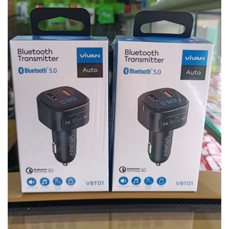 Charger Mobil & Transmitter Bluetooth Vivan VBT01