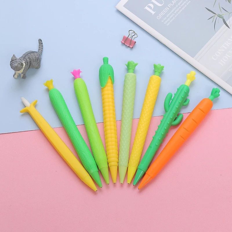 

Pensil Mekanik Bentuk Sayuran Mechanical Pencil Vegetables Aesthetic Fancy Wortel Corn Alat Tulis Anak Sekolah Kualitas Murah Import COD ' Pensil Mekanik Motif Sayur Lucu Imut / Pensil Mekanik Termurah 0.5mm Wortel Kaktus Jagung Pensil Otomatis Kartun