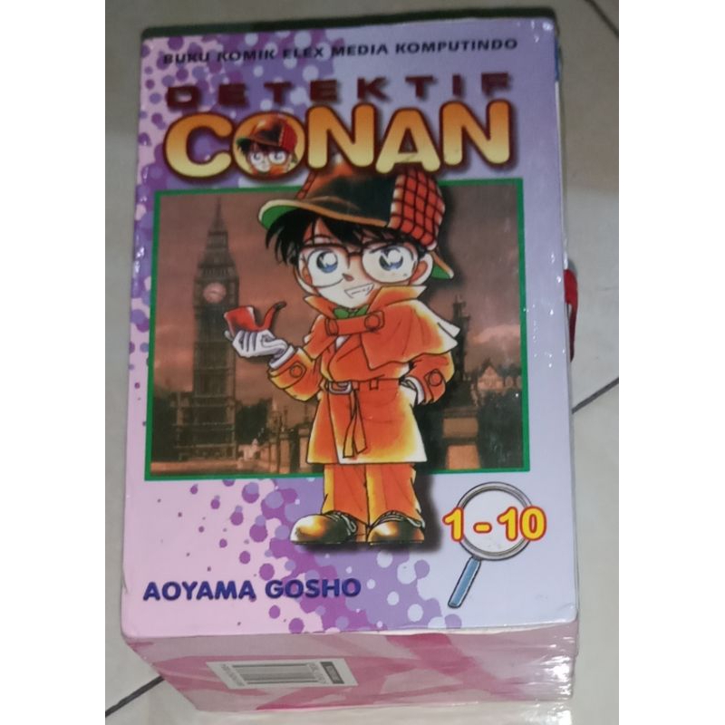 komik detektif Conan box set vol 1-10 original segel