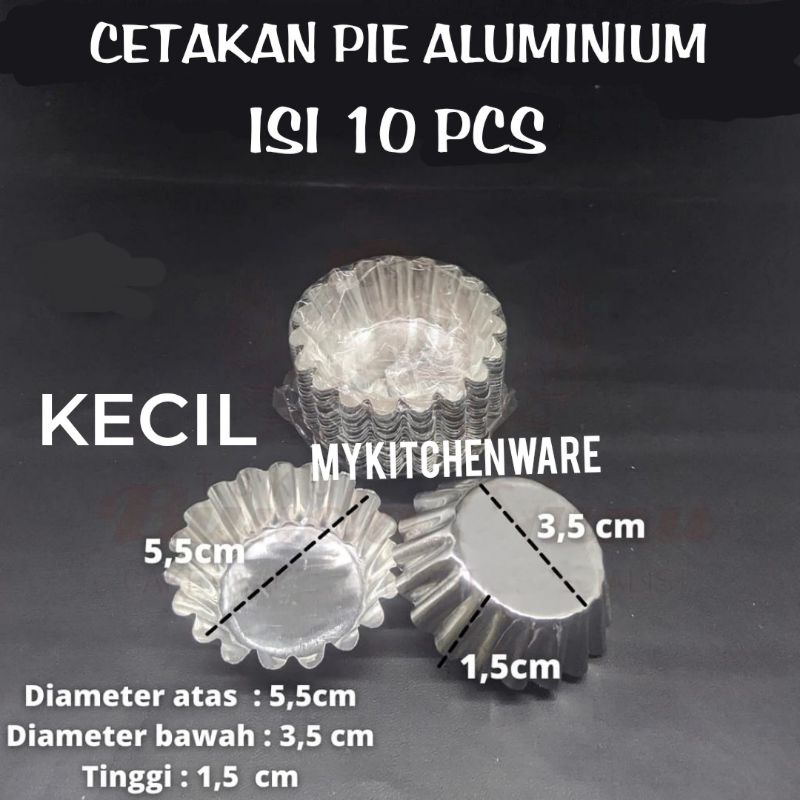 cetakan TEPI BULAT kue sus pie susu pie buah cheese tart