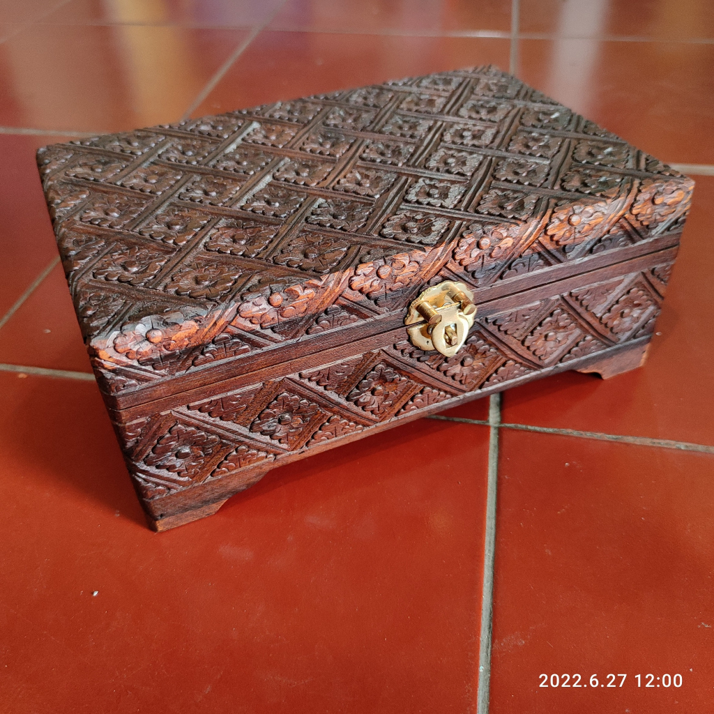 jewelry box kotak perhiasan kayu antik