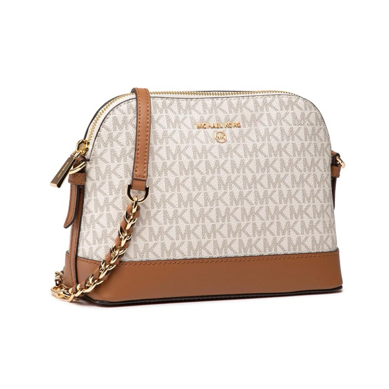Large logo Dome crossbody vanila MK PL
