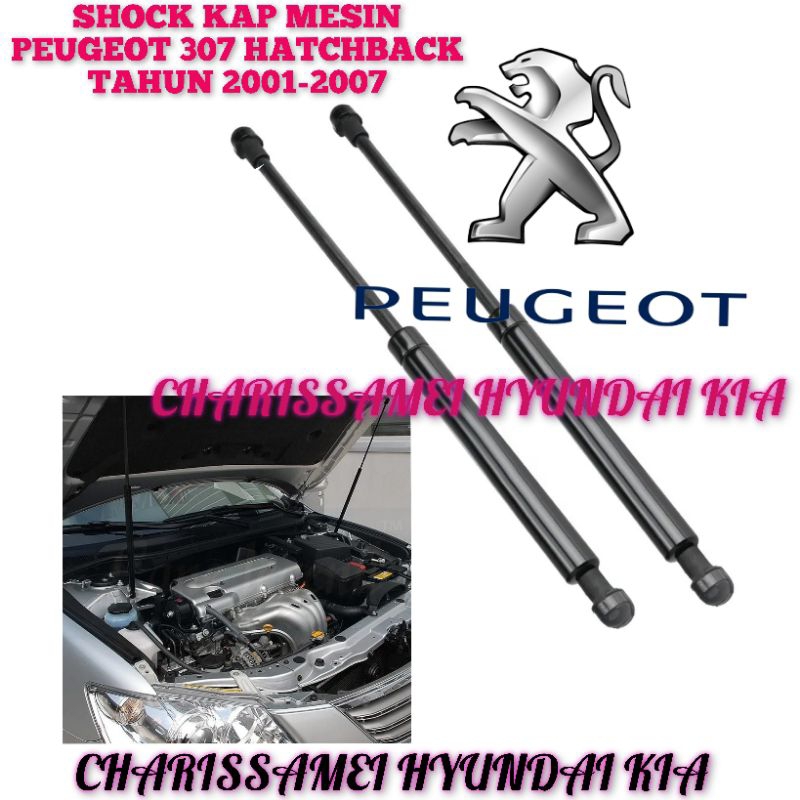 SHOCK KAP MESIN DEPAN PEUGEOT 307 HATCHBACK
