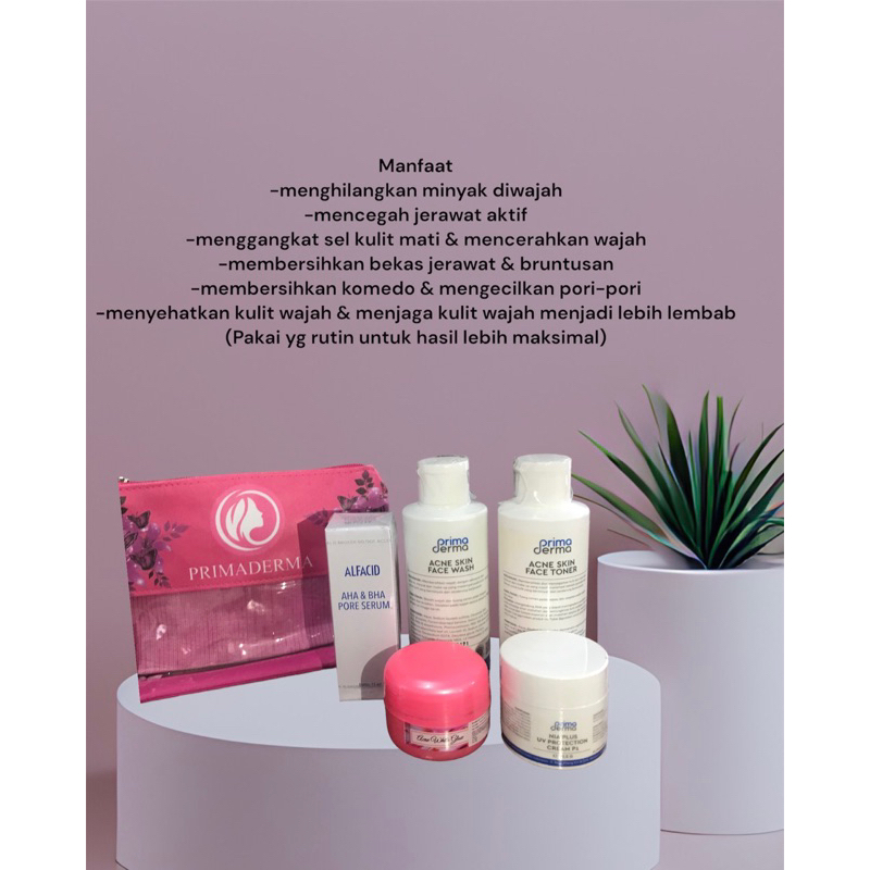 PAKET PRIMADERMA ACNE WHITE GLOW