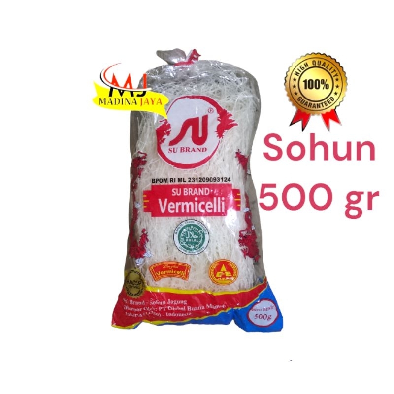 

Sohun Naga Besar /Sohun Longkou Vermicelli /Sohun Jagung SU Brand 500 gr