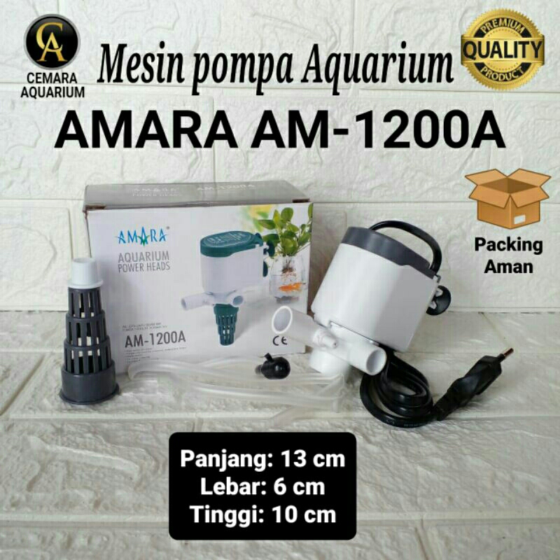 Mesin pompa aquarium/ Amara AM-1200A/ pompa/ pompa aquarium/ pompa akuarium/ pompa air aquarium/ pompa air akuarium/ aquarium