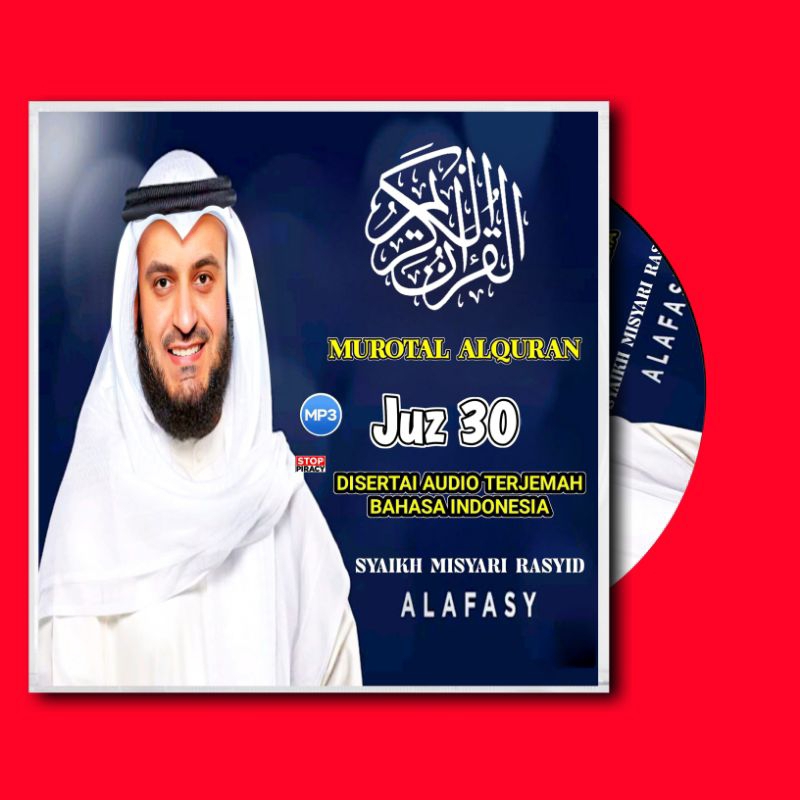 KASET CD MP3 LAGU MUROTAL JUZ 30 BESERTA TERJEMAHAN -KASET MP3 MUROTAL SYECH MISYARI RASYID-KASET MP