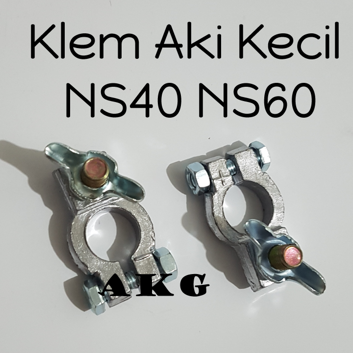 Terminal Accu Klem Kepala Aki Timah Mobil Lobang Kecil NS40 NS60