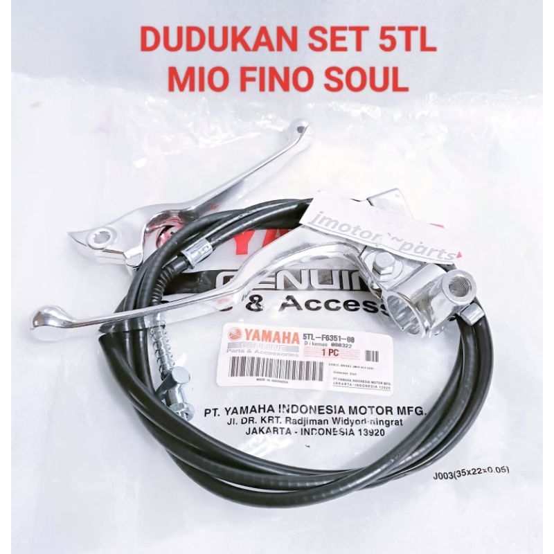 DUDUKAN 5TL + KABEL REM + HANDEL REM RH KANAN KIRI MIO SMILE MIO SPORTY FINO LAMA MIO SOUL KARBU NOU
