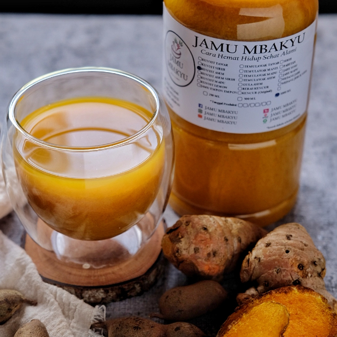 

KUNYIT TAWAR JAMU MBAKYU 500ML