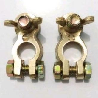 Terminal Aki/Kepala Aki/Klem Accu KECIL Kuningan (NS40/NS-40/NS40Z/NS-40Z/NS40ZL/NS-40ZL/NS60/NS-60/