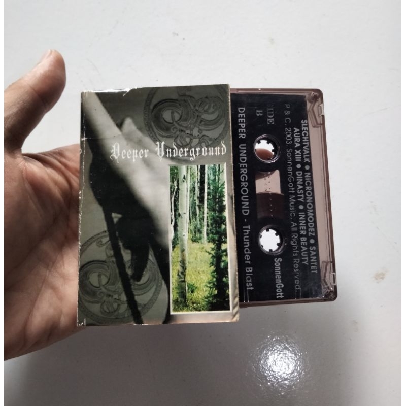 Kaset Pita Original Deeper Underground Featuring : Santet, Inner Beauty, Angry, Black Protector, Dll