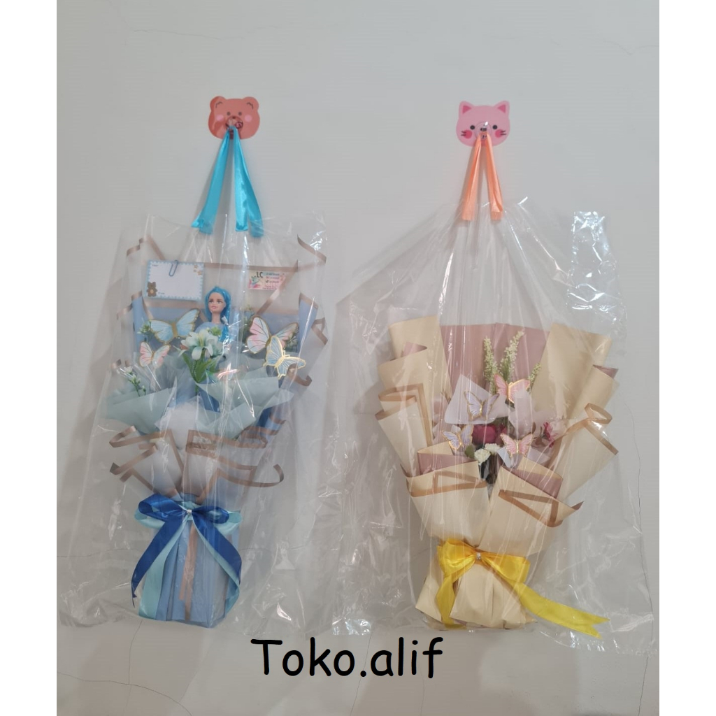 

PLASTIK BUKET BUNGA / tas plastik / totebag