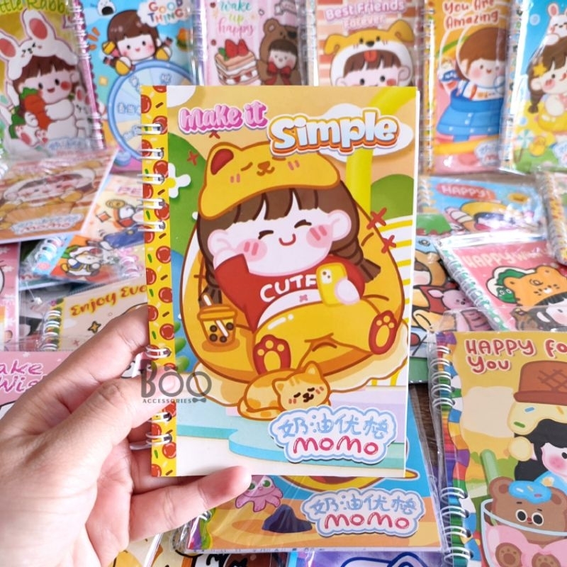 

BUKU MEMO MOMO & KARTUN MIX SPIRAL TANGGUNG DG