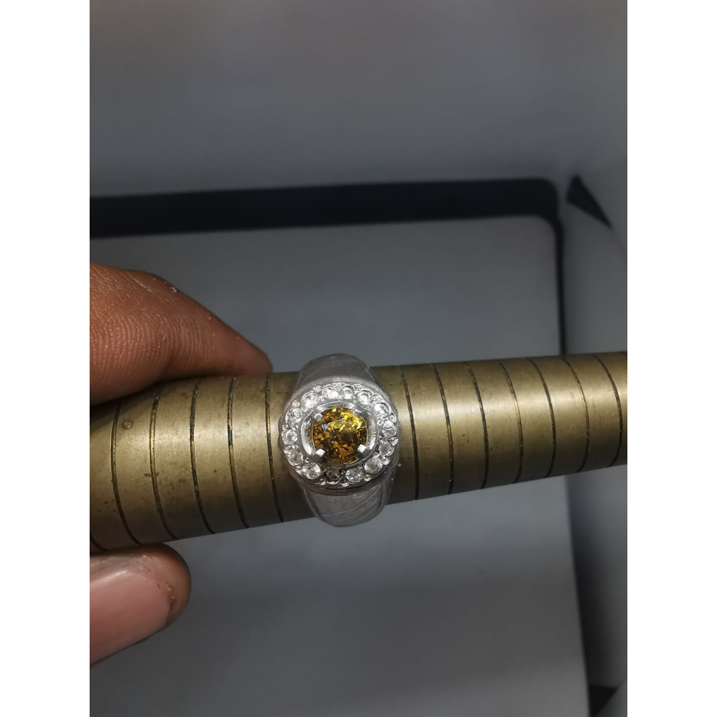 Batu Cincin Akik Natural Alexandrite Crysoberly Ring Perak Handmade