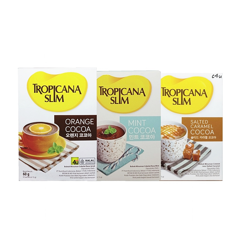 

Tropicana Slim - COCOA Instant - Box isi 4 sachet