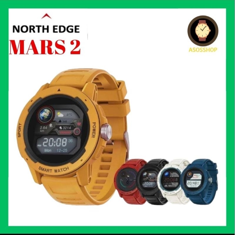 NORTH EDGE MARS 2 SMARTWATCH HEART RATE TOUCH SCREEN ORIGINAL