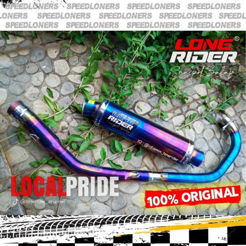 Knalpot Lone Rider CBR - LONE RIDER ORIGINAL - OCB / OLD CB150R - ME - Middle End Bluemoon OCB - CBR