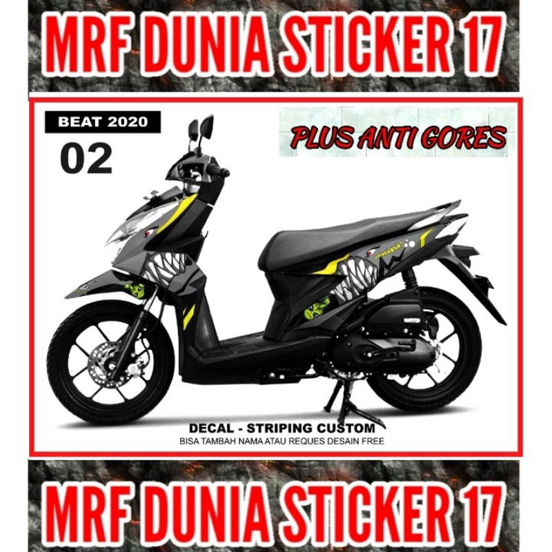 Sticker decal Beat 2020 Full Body  Decal Motor Beat 2020 Sticker Motor Beat 2020 Decal Sticker  Type