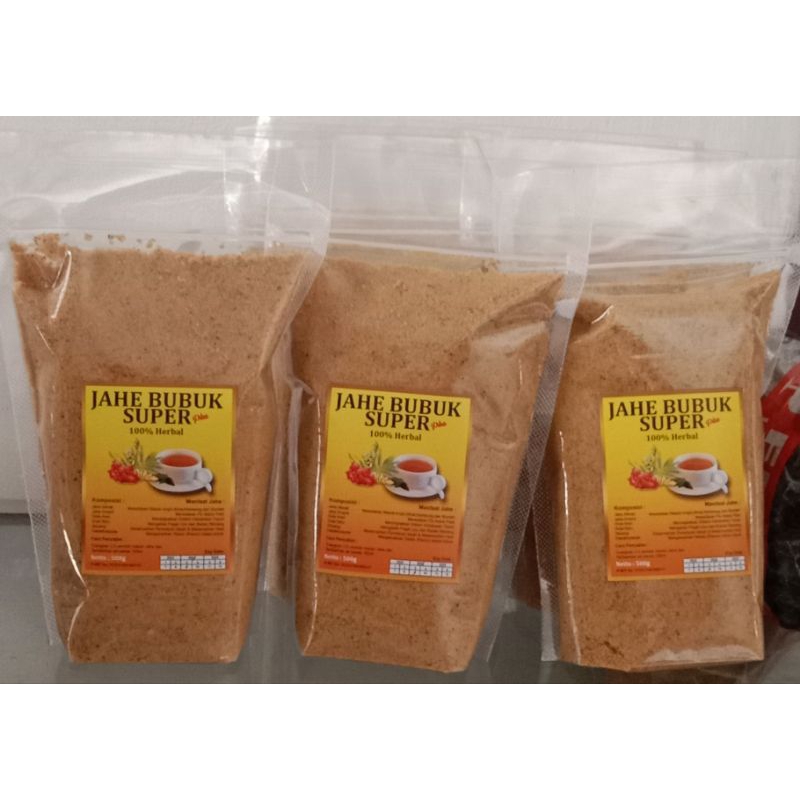 

p4yu Jahe Bubuk Super 100% hrb- seduh air hangat (mix: Jahe merah, emprit, sacang, habsaudah, aren,