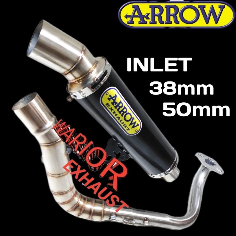knalpot samlong Arrow hitam glosy vario/knalpot racing samlong/knalpot samlong/knalpot tzm/knalpot r