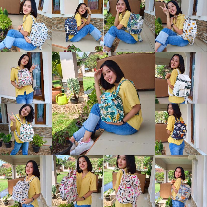 TAS WANITA//TAS RANSEL WANITA//TAS SERUT WANITA//TAS SEKOLAH//TAS KANVAS//RANSEL SERUT//TAS GENDONG/