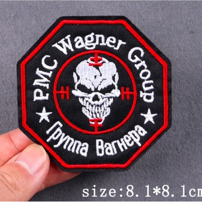 patch bordir pmc wagner group rusia emblem Embroidery aksesoris tambahan