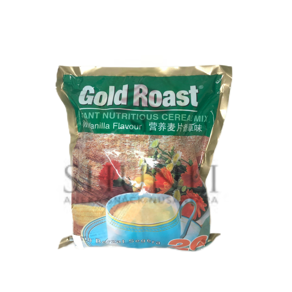 

Gold Roast Cereal / Sereal Instant Rasa Cokelat / Vanilla 600g