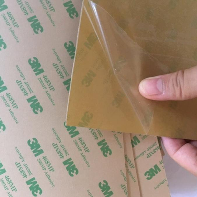 [48in x 55m] 3M 468MP Adhesive Transfer Double Tape Clear Super Tipis Bening ROLL