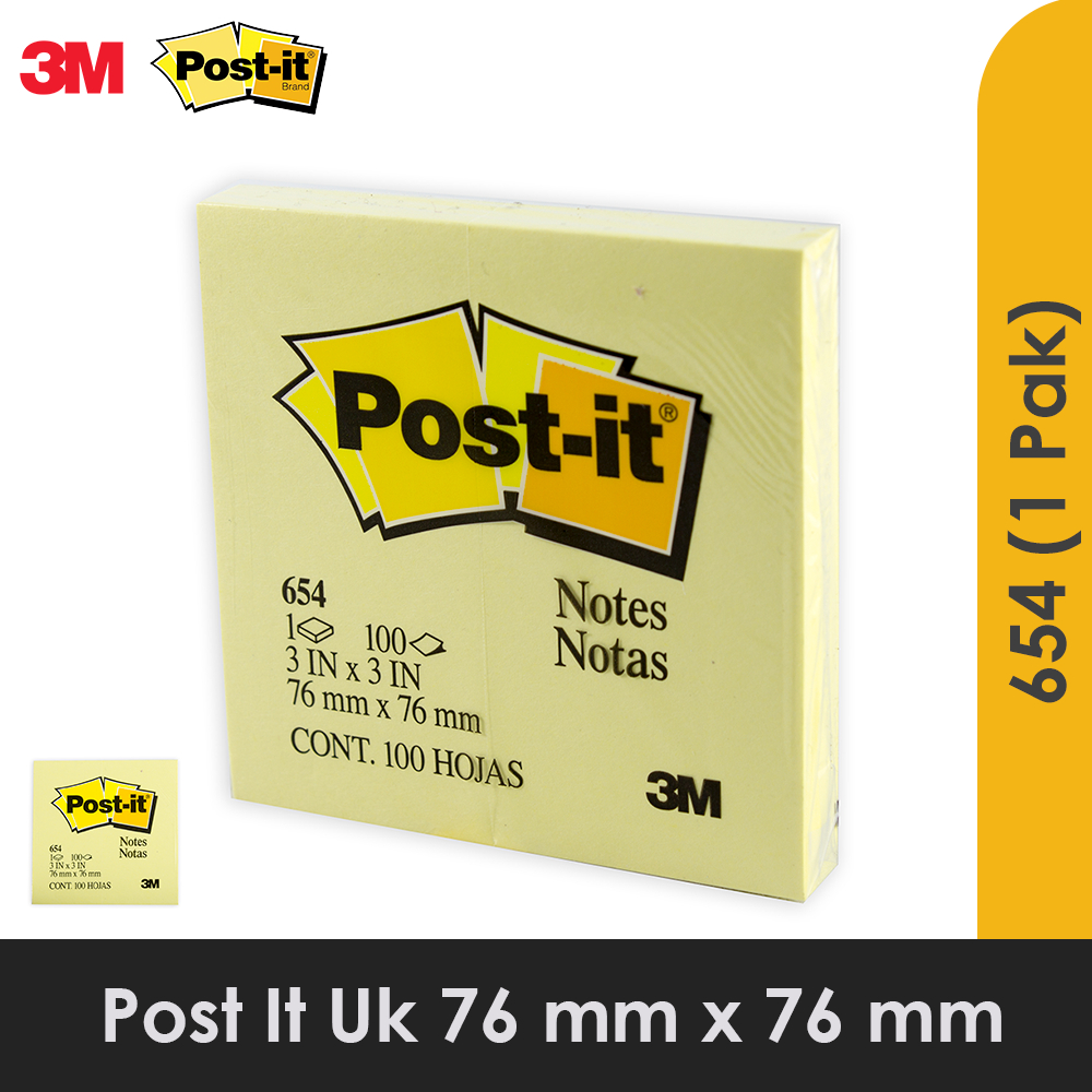 

Tokiko Post It 3M Warna Memo Stick 654 Kuning