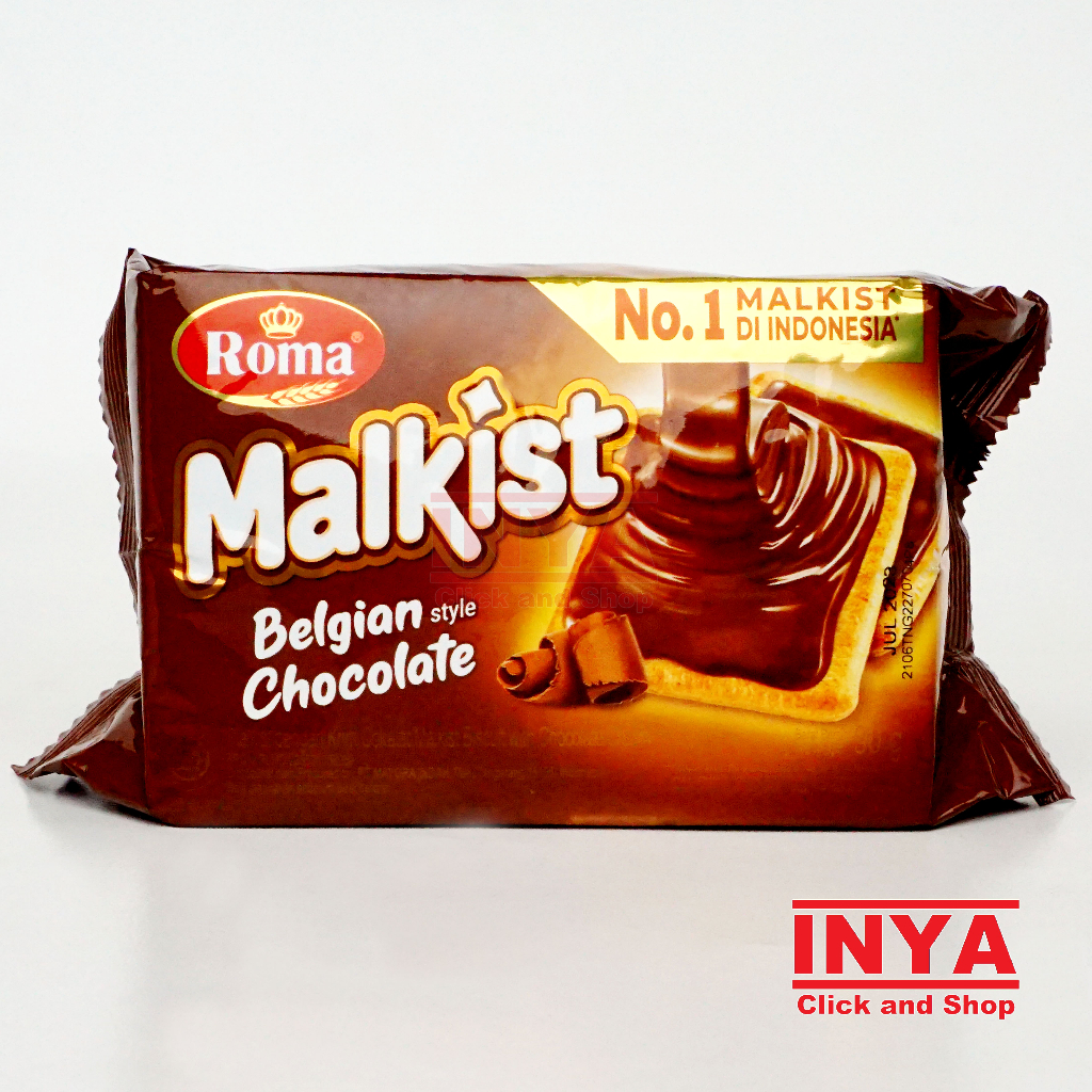 

Roma Malkist Belgian Style Chocolate 90gr - Biskuits