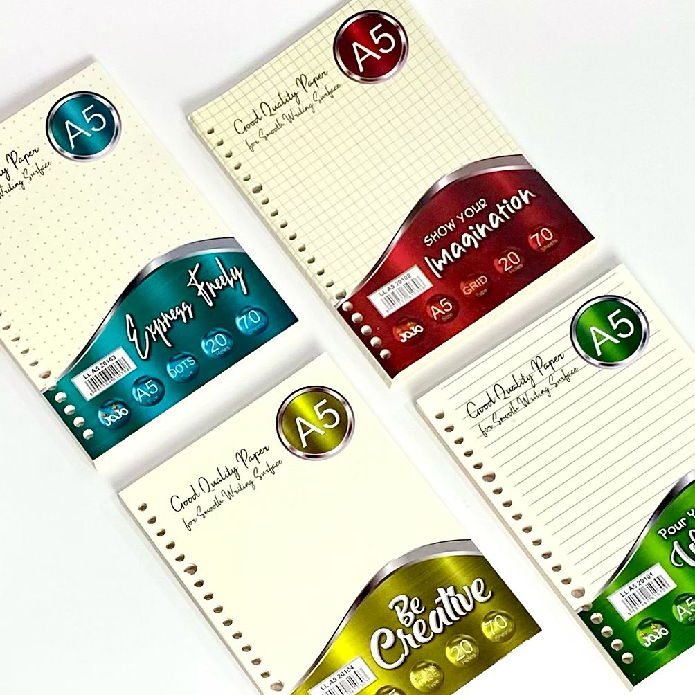 

HD Loose Leaf A5 Isi 70 Lembar / Isi Kertas Binder / Kertas Loose Leaf A5