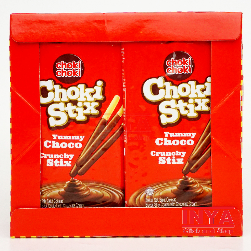 

Choki Choki Stix Biskuit Stik Balut Cokelat 12x24gr Box - Biscuit Stick