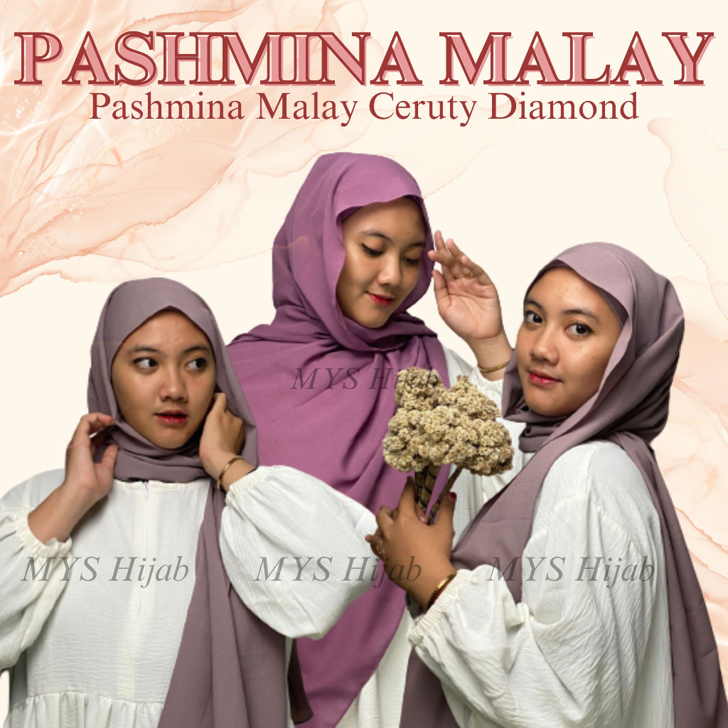 PASHMINA 2IN1/ PASHMINA MALAY/ PASHMINA INSTAN MELAYU/ PASHMINA MALAYSIA
