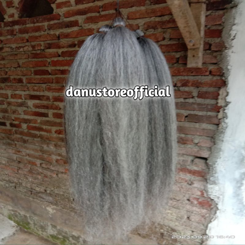 Rambut sambung polos atau rambut sambung warna uban/1 warna ,panjang 80cm
