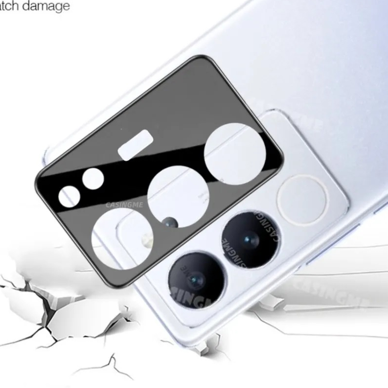 [ BLACK ] Tempred Glass Lens Camera Vivo V29 V29e V27e V27 5G V25 V25Pro V23 Y17s Y27 Y27s Y36 Y16 Y