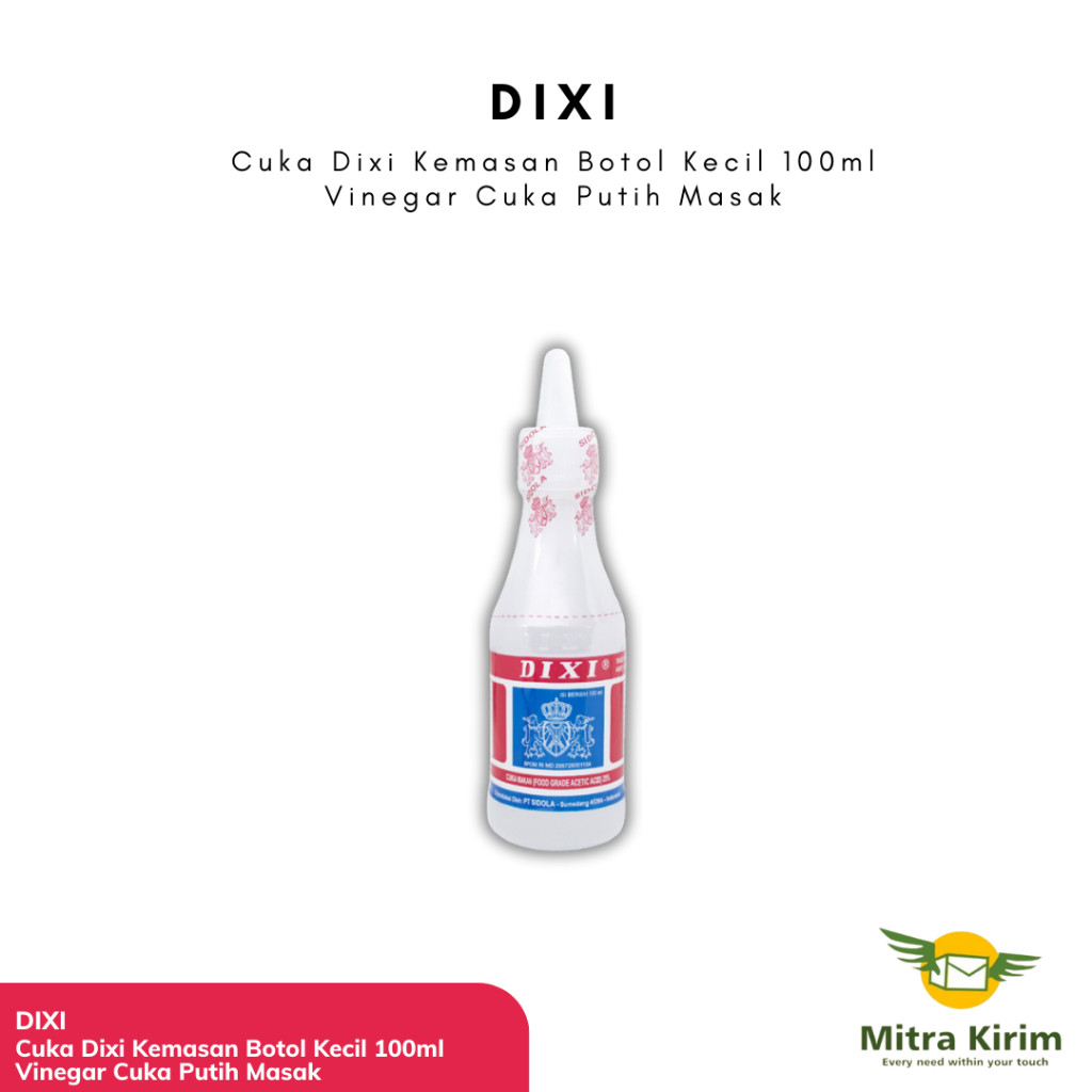 

Cuka Dixi 100ml Vinegar Cuka Putih Masak