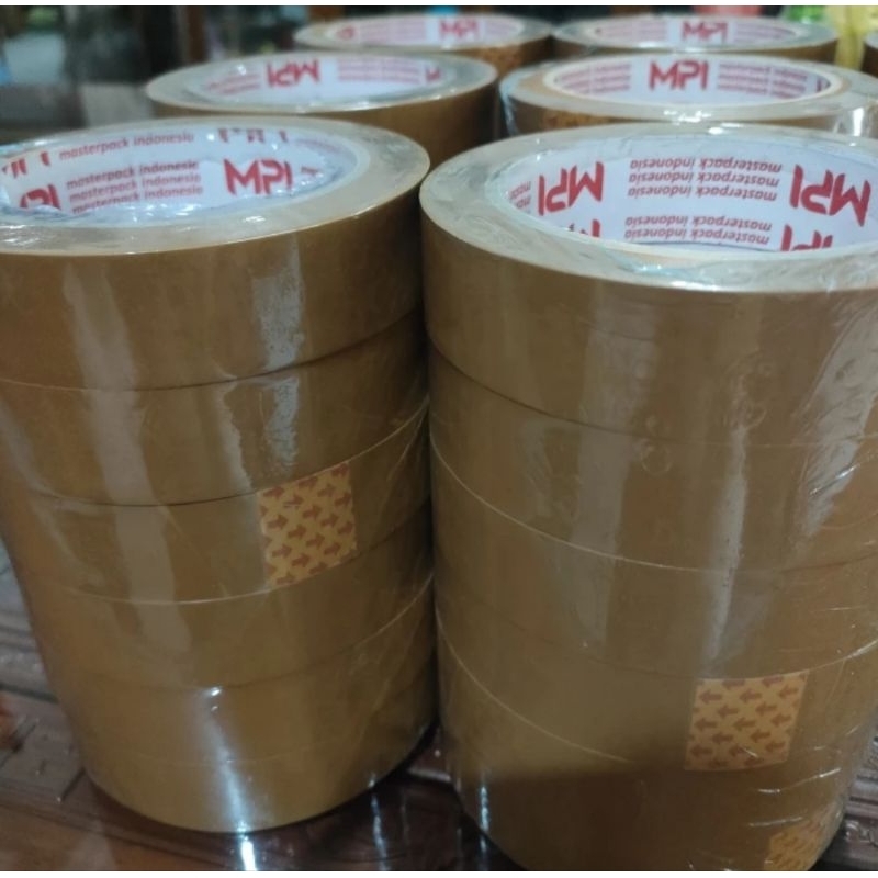 

Lakban Cokelat MPI 24mm x 100 yard x 45 mikron Per-Dus 144 roll