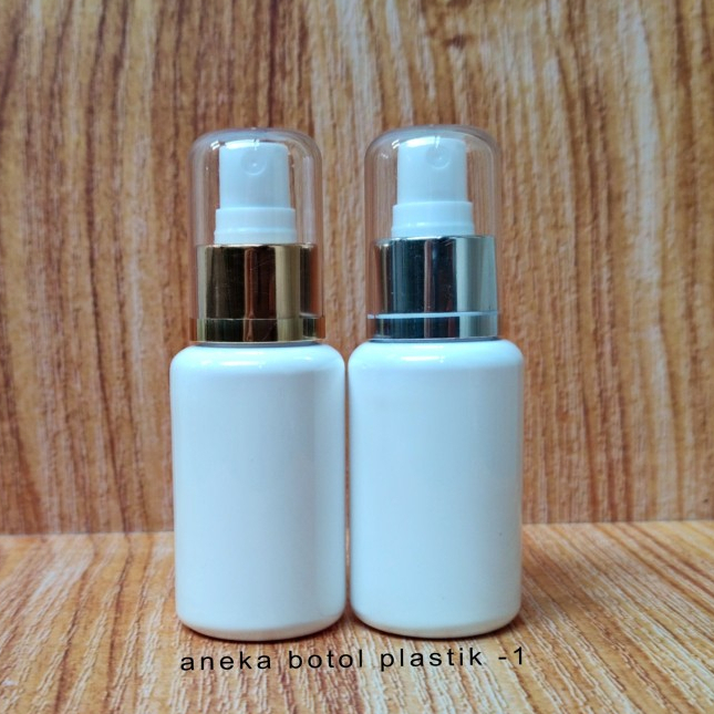 Botol Spray 60ml Tubular  Putih / Botol Parfum 60ml Tubular / Botol Spray 60ml Tubular / Hand Saniti