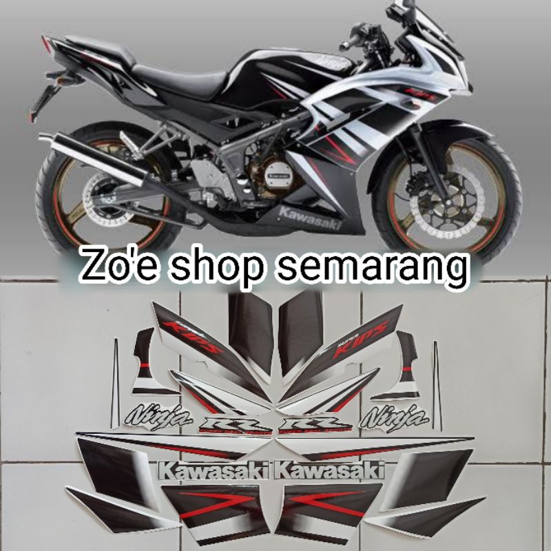 striping ninja rr new 2015 hitam putih