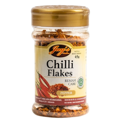 

Jays Chili Flakes 45gr Jay's Kitchen Remah Cabe