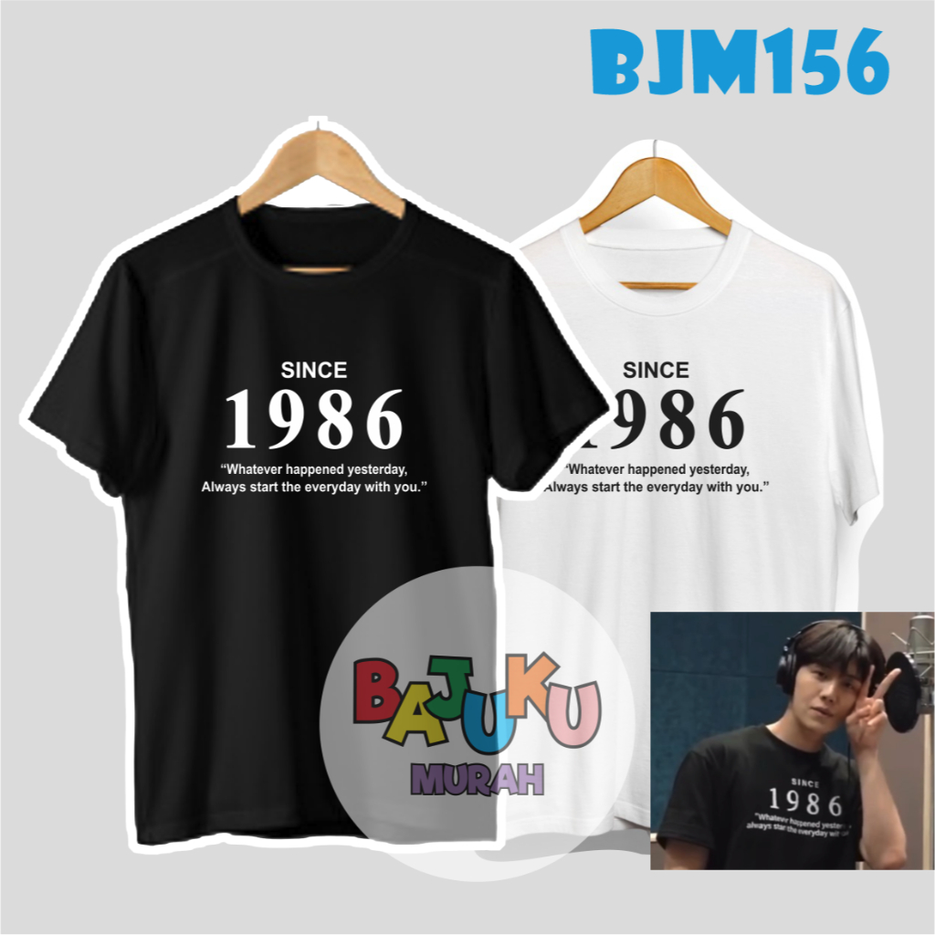 BGM156 KAOS SINCE 1986 KIM SEON HO HONG BANGJANG KIM DUSHIK HOMETOWN CHACHACHA